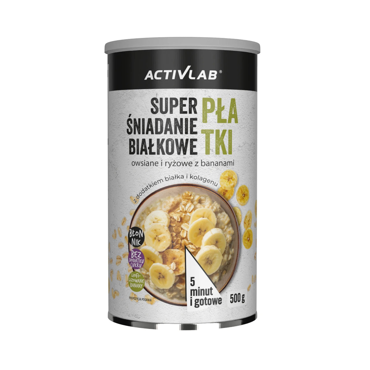 Super sniadanie bialkowe PLATKI banan.webp